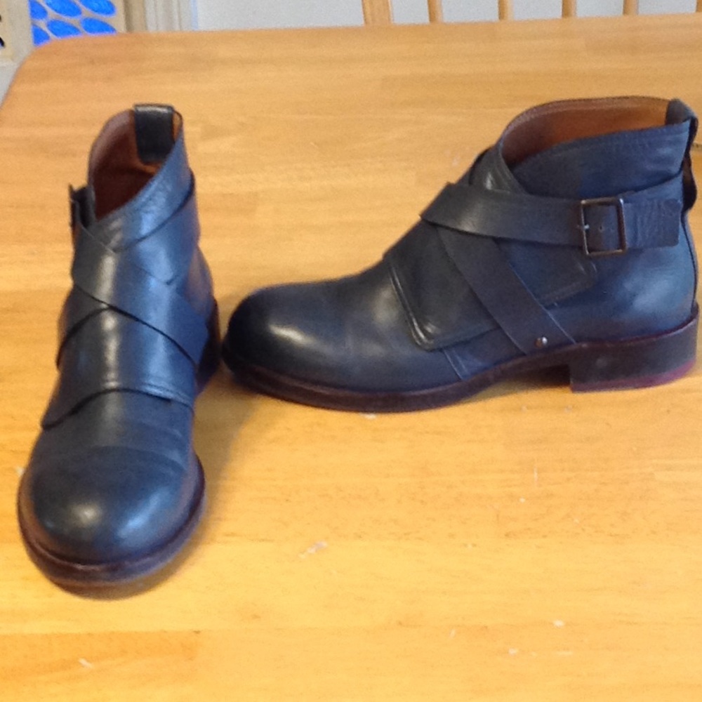 Jill Sander womens leather booties size 38